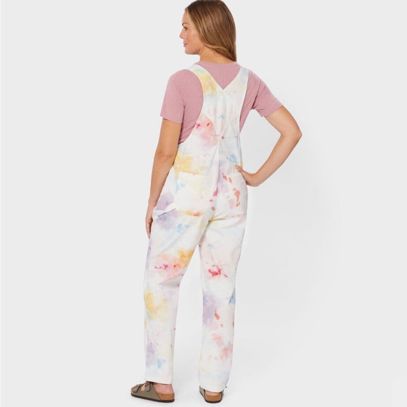 NWT Duluth Trading Co Wild Card Cotton Canvas Bib Overalls Size XS - Picture 8 of 9